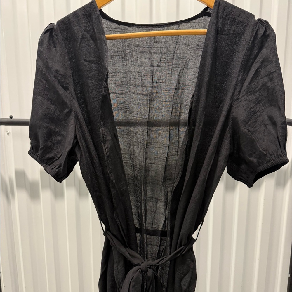 Cupshe Black Swim Coverup